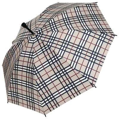 Produktbild von Stockschirm Stützschirm Gehstock Damen Herren Beige