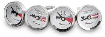 Image de Landmann Thermomètre à barbecue - Set de 4 pièces