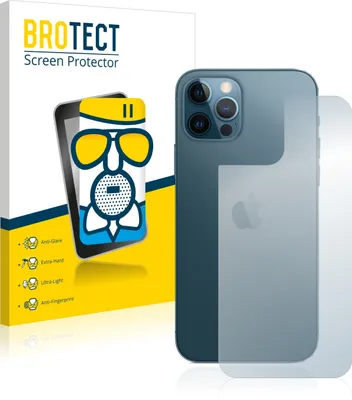 Produktbild von BROTECT Entspiegelungs Schutzglas für Apple iPhone 12 Pro (Rückseite) Schutzfolie Panzer Folie Glas Display Schutz matt