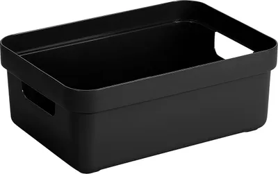 Produktbild von Sunware Aufbewahrungsbox - Kunststoff - schwarz - 9 Liter