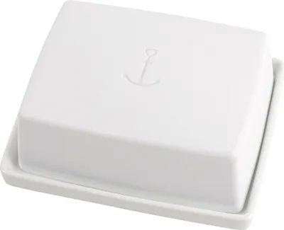 Produktbild von räder 16125 DINING große Butterdose Anker Porzellan