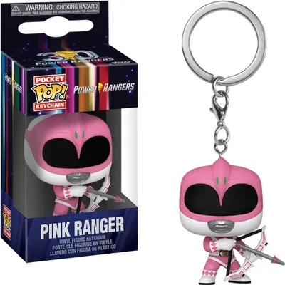 Produktbild von Mighty Morphin Power Ranger 30th - Pink Ranger - Schlüsselanhänger Funko Pocket POP! Keychain