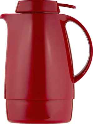 Produktbild von Helios Isolierkanne Servitherm 0,6 l rot mit Drucktaste