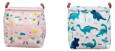 Image de Lot de 5 boîtes de rangement pliables pour vêtements et jouets