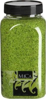 Produktbild von Mica Decorations Dekoration Sand grün 650 ml 1 kg