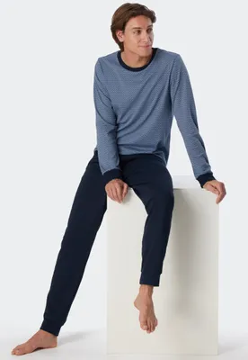 Productafbeelding van Schiesser heren pyjama, lange mouwen, model 58 air ST