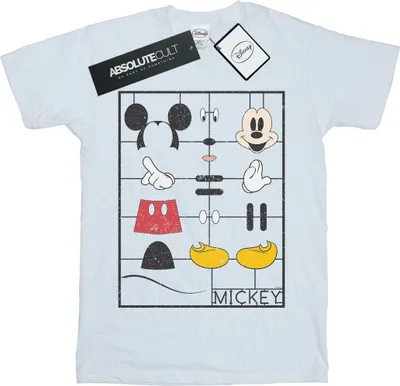 Produktbild von Disney - T-Shirt für Damen BI35823 (XL) (Weiß)
