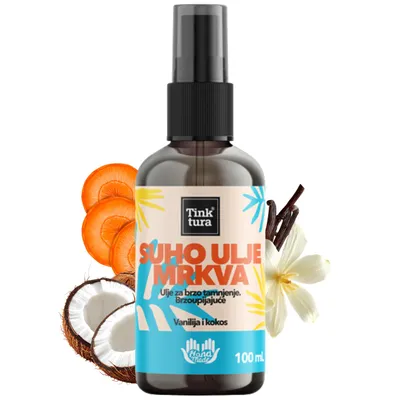 Zdjęcie produktu dla Suchy olejek do opalania TINKTURA MRKVA Dry Oil Carrot 10SPF 100ml 10.2027