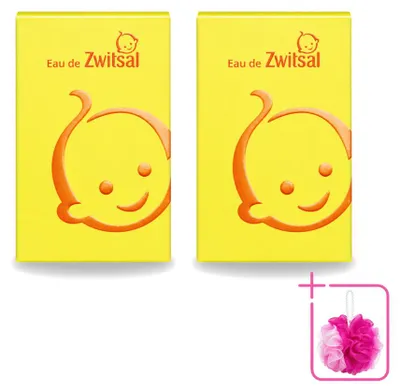 Image de 2 x Eau de Toilette Zwitsal - Parfum familier - 95 ml - Pack économique - 2 pièces