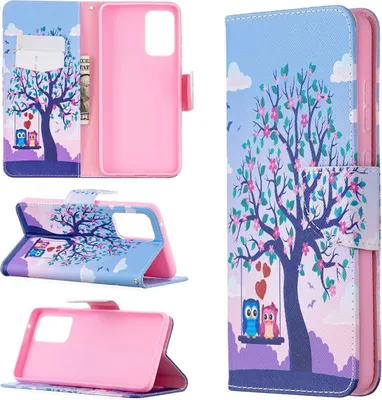 Produktbild von König Design Hülle kompatibel mit Samsung Galaxy A72 5G Kunstleder Handyhülle - Handy Case Rosa