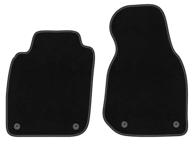 Immagine prodotto di Tappetini anteriori in moquette per Audi A6 C5 1997-2005 (station wagon/berlina/Quattro) – 2 pezzi, neri, su misura – Wielganizator BASIC