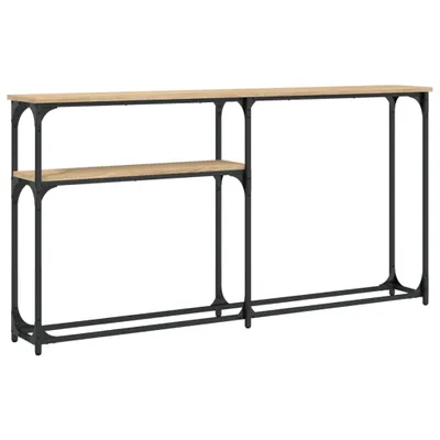 Produktbild von Möbel Flurschrank - elegante Design - Konsolentisch - Sonoma-Eiche 145x22,5x75 cm Holzwerkstoff - für Wohnzimmer, Eingang CLORIS2929161