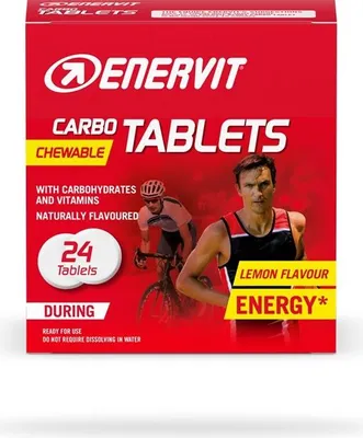 Immagine prodotto di Compresse Enervit Carbo (24 pezzi) Limone