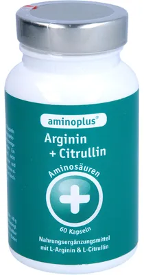 Produktbild von aminoplus Arginin + Citrullin Kapseln, 60 St. Kapseln