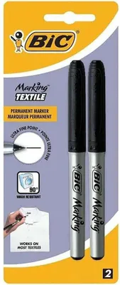 Produktbild von BIC 933872, 2 Stück(e), Schwarz, Schwarz, Silber, Silber, Kunststoff, Gummi, 0,6 mm