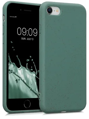 Produktbild von kalibri Case kompatibel mit Apple iPhone SE (2022) / iPhone SE (2020) / iPhone 8 / iPhone 7 - Hülle Handy - Handyhülle Tannengrün