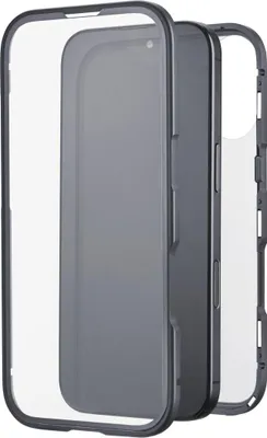 Produktbild von Black Rock Cover "360° Glass" für Apple iPhone 17, Cover, Apple, iPhone 17, 16 cm (6.3"), Schwarz, Transparent