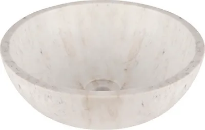 Obrázok produktu pre Umývadlo na dosku Differnz Marmor mramor biela 40 cm 38.010.57