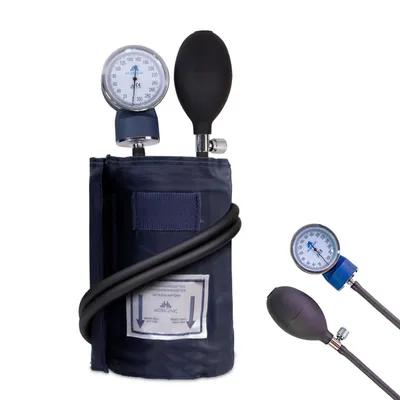 Produktbild von Mobiclinic, Blutdruckmessgerät manuell, Blutdruckmessung, Europäische Marke, blutdruckmessgeräte für oberarm, Genauigkeit, Gummipumpe, Leicht