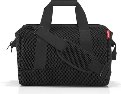 Produktbild von reisenthel allrounder M, Reisetasche, Sporttasche, Tasche, Mesh Black, 18 L, MS7082