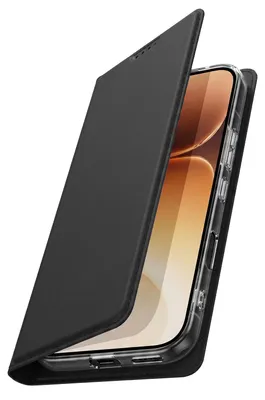 Image de Dux Ducis, coque pour la série Honor 600 Pro, modèle Skin Pro, avec porte-cartes et support, couleur noire