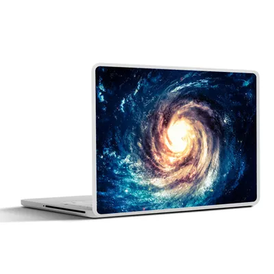 Produktbild von MuchoWow® Laptop Aufkleber Sticker Cover Weltraum - Sterne - Blau 32.5x23.5 cm - Sticker für Laptop - Selbstklebend