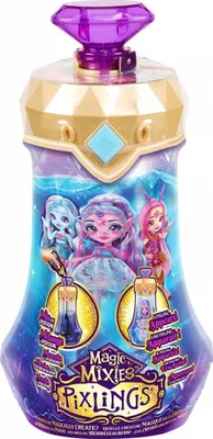 Produktbild von Magic Mixies Pixlings - Marena - The Mermaid Pixling Puppe (Aqua)