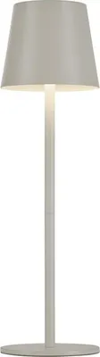 Produktbild von LED Tischleuchte, Touchdimmer, IP54, Greige, USB