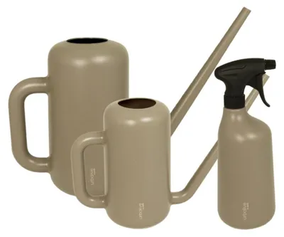 Produktbild von MePla - Set - Gießkanne Pilea 3.8L + 1.8L + Sprüher - taupe