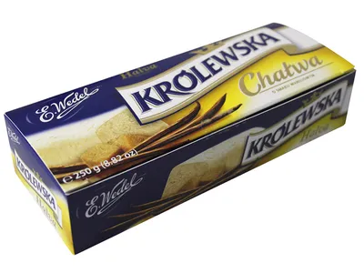 Obrázek produktu pro E. Wedel Chalwa Krolewska sezamová halva s vanilkovou příchutí 250 g