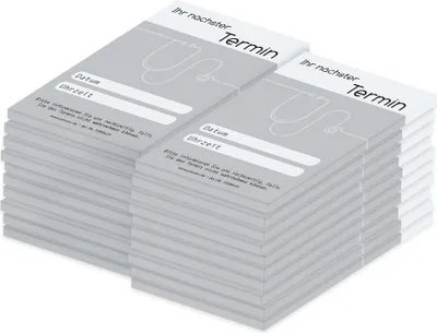 Immagine prodotto di PRICARO blocchetto per appuntamenti "One Line" medico, (confezione da 20)