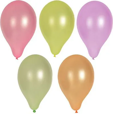 Produktbild von Papstar Luftballons Ø 25 cm farbig sortiert "Neon", 12 x 10 Stück