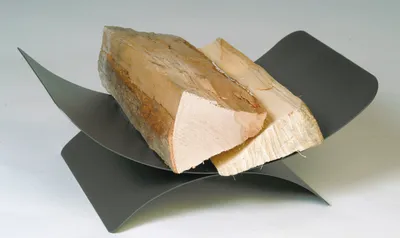 Produktbild von Holzkorb Kamingarnitur Kaminzubehör Kaminholzkorb - anthrazit beschichtet