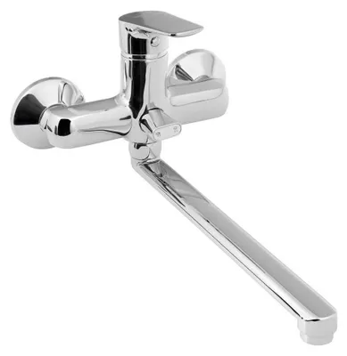 Image de Aqualine Lotta - Mélangeur lavabo/baignoire, chrome LT640