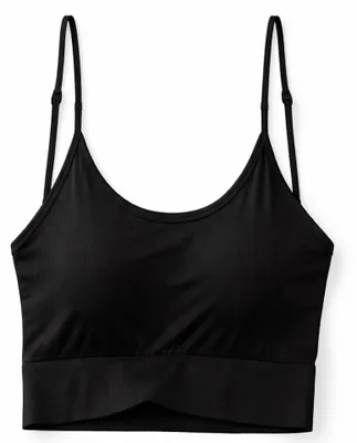 Immagine prodotto di noTrash2003 Canotta corta da donna, realizzata con materiali sostenibili – Top corto con spalline sottili