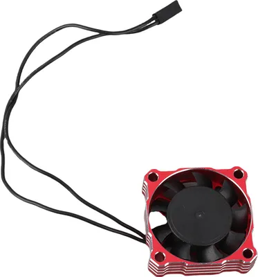 Obrázek produktu pro Vysokorychlostní elektrický motor chladicí ventilátor 40x40mm 16000RPM 5V?9V Fit pro 1/10 1/8 1/12 RCRed