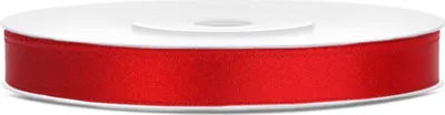 Produktbild von Satin Band 0,6 cm x 25 m rot - Einheitsgröße