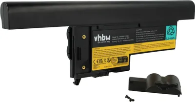 Produktbild von vhbw Akku kompatibel mit Lenovo ThinkPad X60s 2507, X60s 1709, X60s 1708, X60s 1707, X60s 1706, X60s 1705 Notebook (4400 mAh, 14,8 V, Li-Ion)