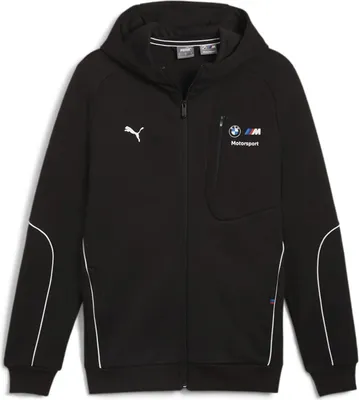 Produktbild von Puma BMW MMS Sweat Jacke mit Kapuze für Herren, Größe:XXL, Farbe:Schwarz