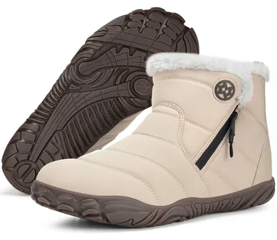 Produktbild von Winter Barfußschuhe für Männer mit warmer Fütterung und rutschfester Sohle