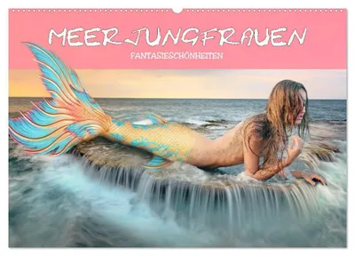 Produktbild von Meerjungfrauen - Fantasieschönheiten (Wandkalender 2027 DIN A2 quer), CALVENDO Monatskalender