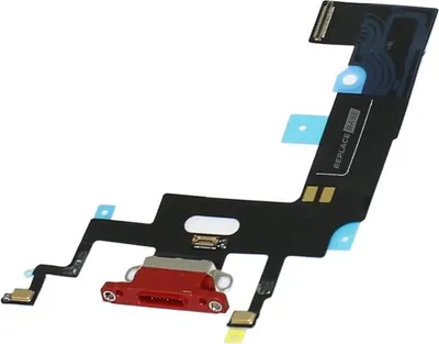 Obrázek produktu pro iPhone XR Nabíjecí konektor s Flex & Microphone - červený