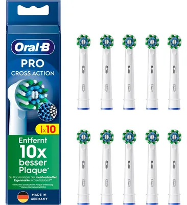 Image de Oral-B Brosses à dents Pro CrossAction 10 pièces