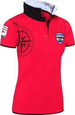 Produktbild von Nebulus Poloshirt EGERSUND Damen, Shirt, Sweatshirt, Polo, Q2070 - Damen, rot, XL/42