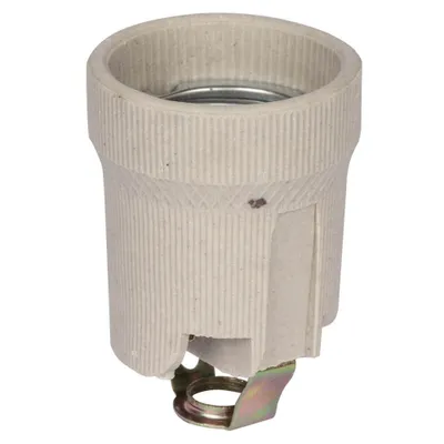 Image de Douille en porcelaine E27 encastrée avec filetage M10