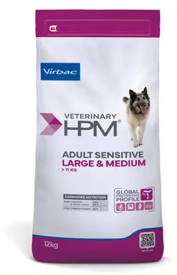 Produktbild von Virbac Adult Sensitive Large & Medium Dog 12kg Trockenfutter für sensible Hunde großer und mittlerer Rassen