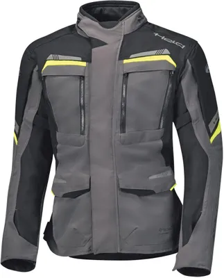 Immagine prodotto di Giacca da moto in tessuto da donna Held Lonborg, grigio scuro/nero/giallo neon, L