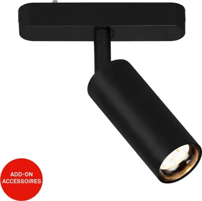 Produktbild von Briloner Luxtrail Schienensystem, Warmweiß, Schwenkbar, Zubehör, Schwarz, 13 x Ø4 x 15,5 cm