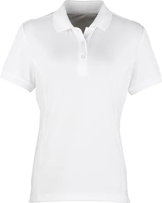 Immagine prodotto di Premier Workwear PR616 | Polo donna Coolchecker Piqué / Oeko-Tex® - Colore: Bianco - Taglia: S