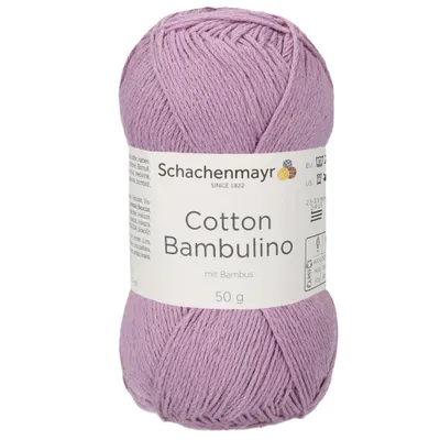 Produktbild von Schachenmayr Baumwolle Bambulino, 50g Flieder Handstrickgarne